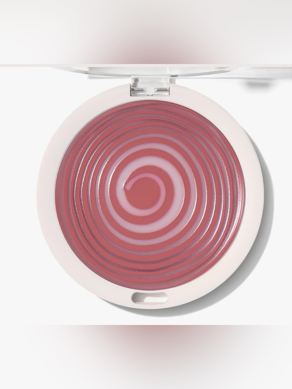 New Morphe Huephoric Rush Swirled Cream Blush in Intoxicated rose mauve